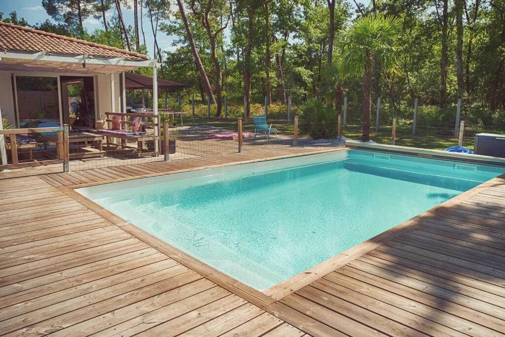 Frenchy Home☆ Piscine ☆Spa☆ Bassin D'Arcachon Mios Extérieur photo